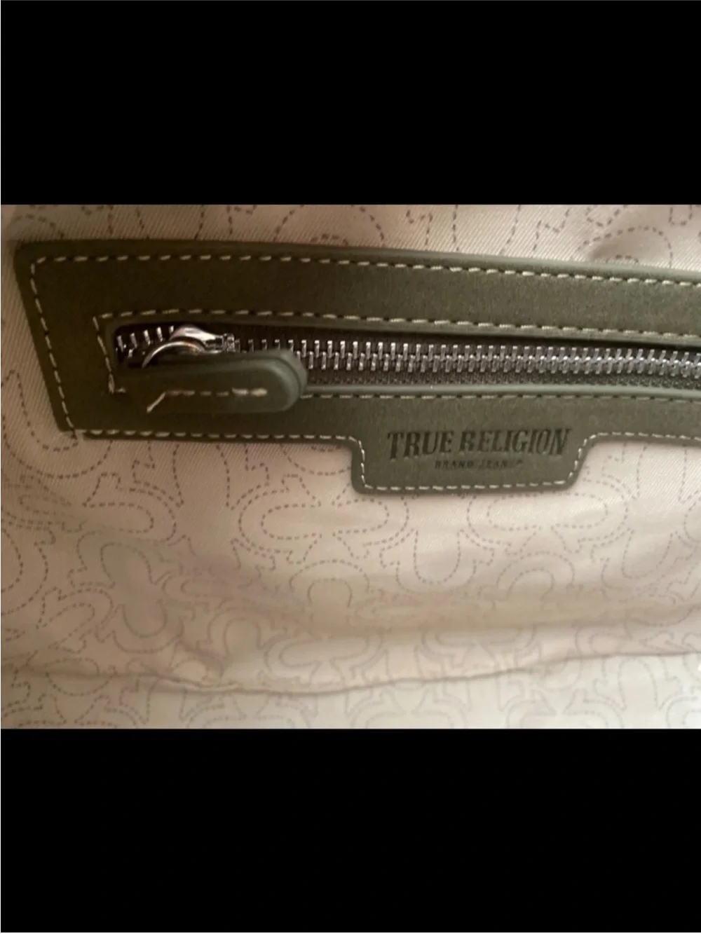 NWT True Religion Utility Hobo Bag w/ Shoulder Crossbody Strap HorseShoe